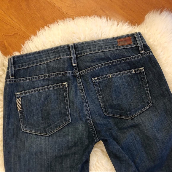 PAIGE Jimmy Jimmy Skinny Distressed Boyfriend Jeans in Riot - Picture 4 of 9